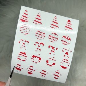 Christmas nails sticker shock nailsdonebyyou.com for more stuff